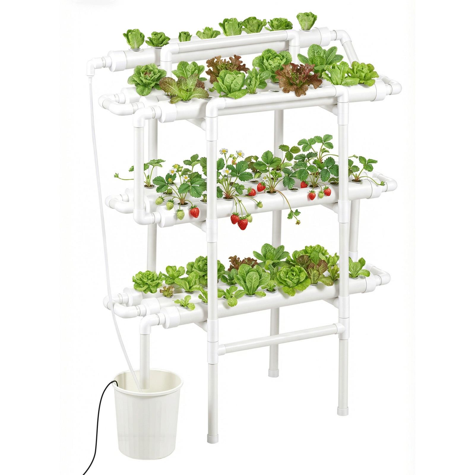 Indoor Herb Garden - 3단 구조의 90개 사이트 수경 재배