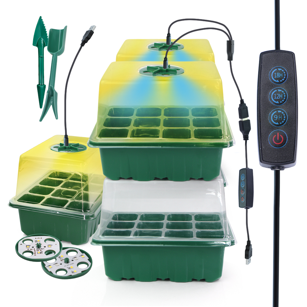 Grow Light Led - 성장 빛 식물 씨앗 스타터 트레이와