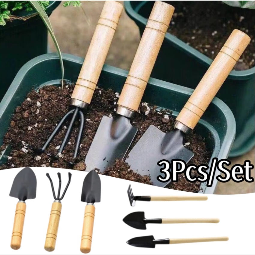 Trowel Garden Tools - 3개/세트 미니 정원 가꾸기 도구 세트,