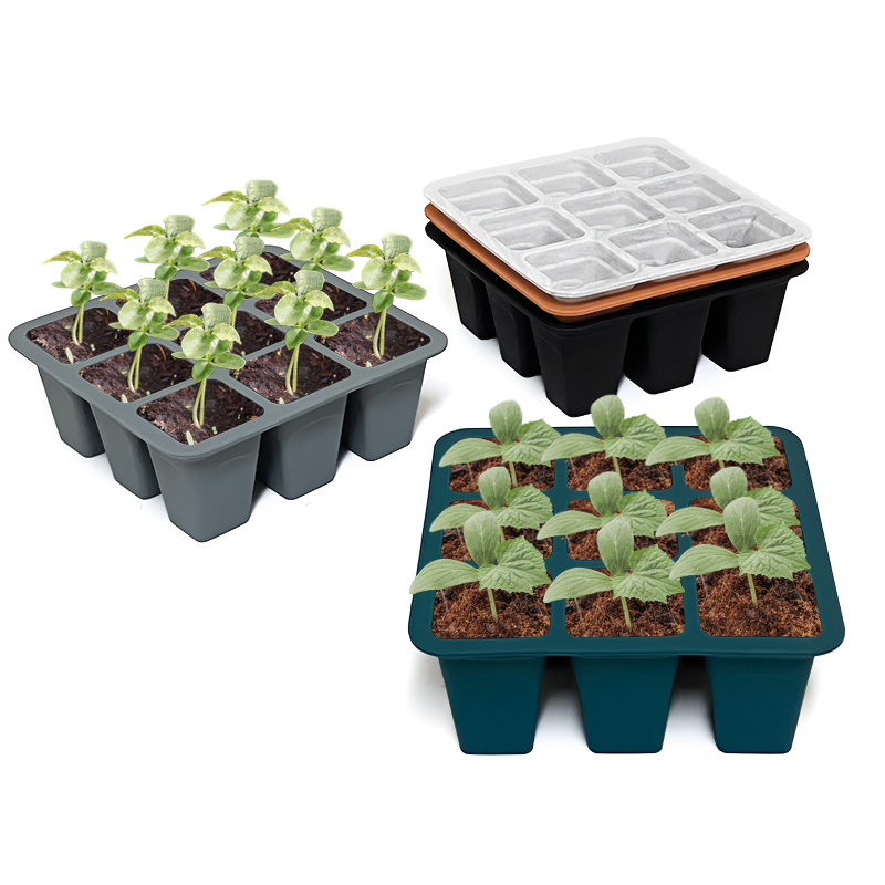 9구 실리콘 채소 묘목 트레이 온실 육묘용 묘목 발아  - Seed Starter Tray 리뷰 및 가격