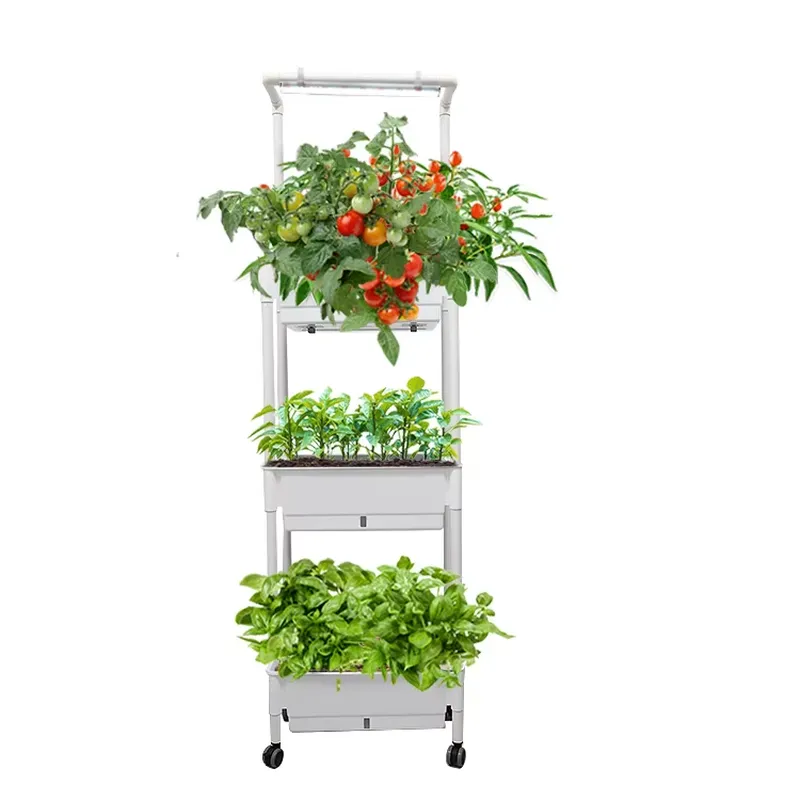 이동식 수직형 3단 자동 급수 스마트 정원 화분 스탠드 - Indoor Herb Garden 리뷰 및 가격