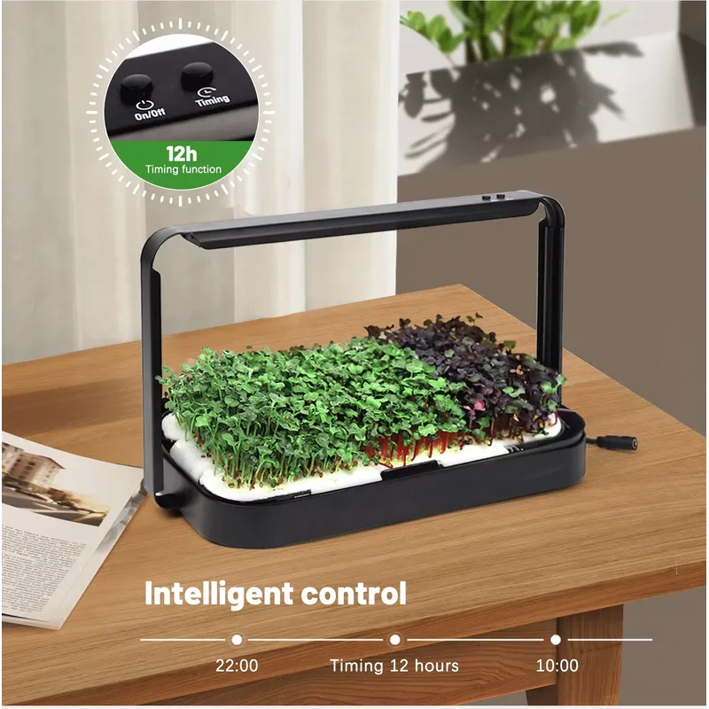 마이크로그린 자동 급수 수경재배 시스템(재배등 포함)  - Self Watering Planter 리뷰 및 가격