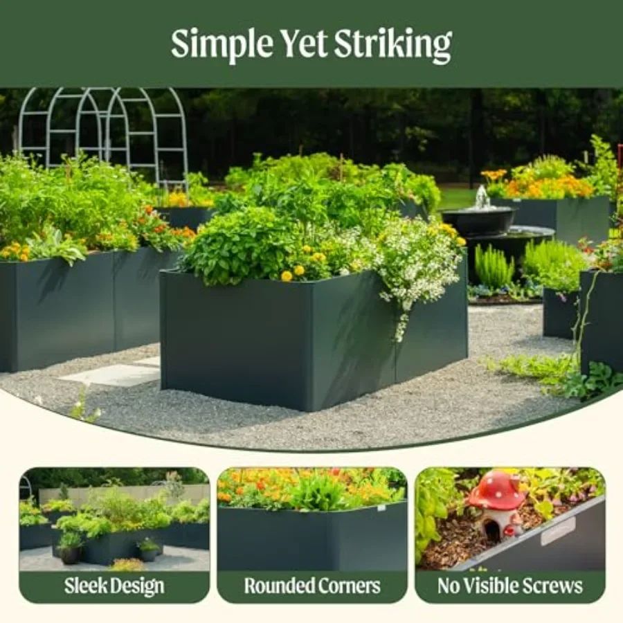 32인치 초고형 높이 조절형 화단, 42인치 x 42인 - Raised Garden Bed 리뷰 및 가격