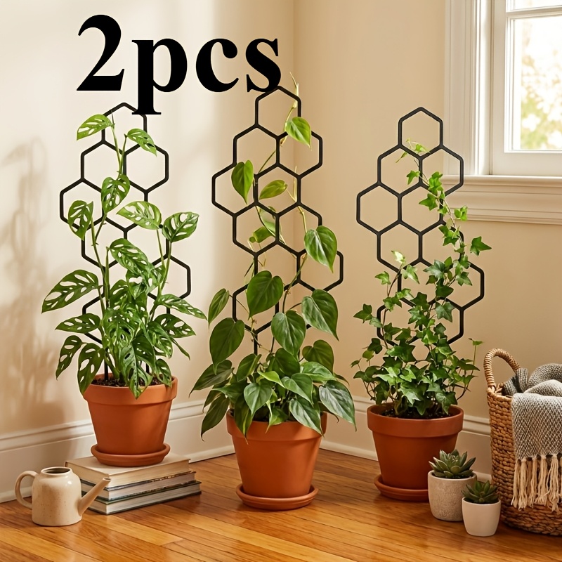 2개 세트 벌집 모양 식물 등반용 지지대 화분에 심은  - Indoor Herb Garden 리뷰 및 가격