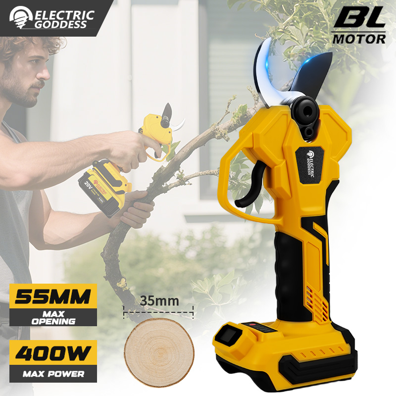 브러시리스 55mm 전동 전지가위 듀월트 20V 배터리 - Pruning Shears 리뷰 및 가격