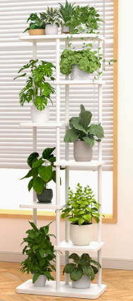 다층형 금속-목재 플랜트 스탠드, 실내 코너용 꽃꽂이  - Plant Pot 리뷰 및 가격