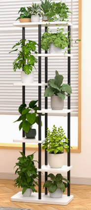 다층형 금속-목재 플랜트 스탠드, 실내 코너용 꽃꽂이  - Plant Pot 리뷰 및 가격