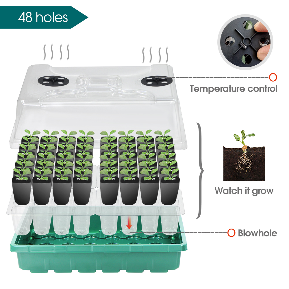 겨울 묘목 상자 난방 패드 정원 실내 식물 재배를위한  - Seed Starter Tray 리뷰 및 가격